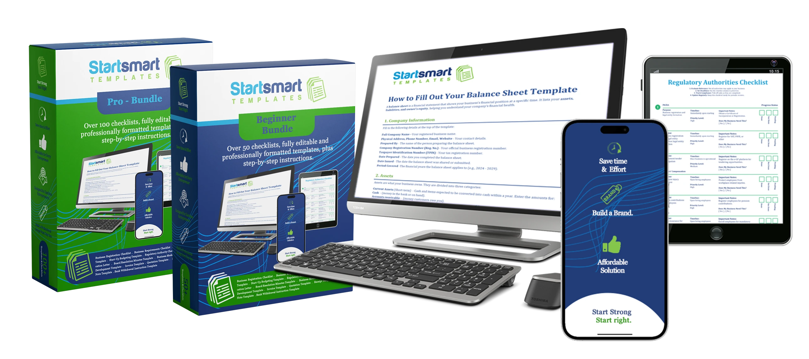 Business templates and documents preview